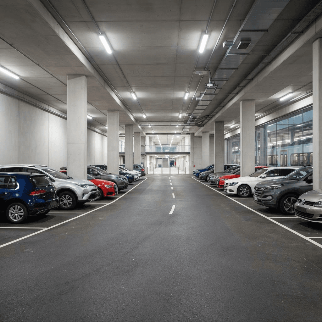 Vue du parking Gare de Lyon Souterrain